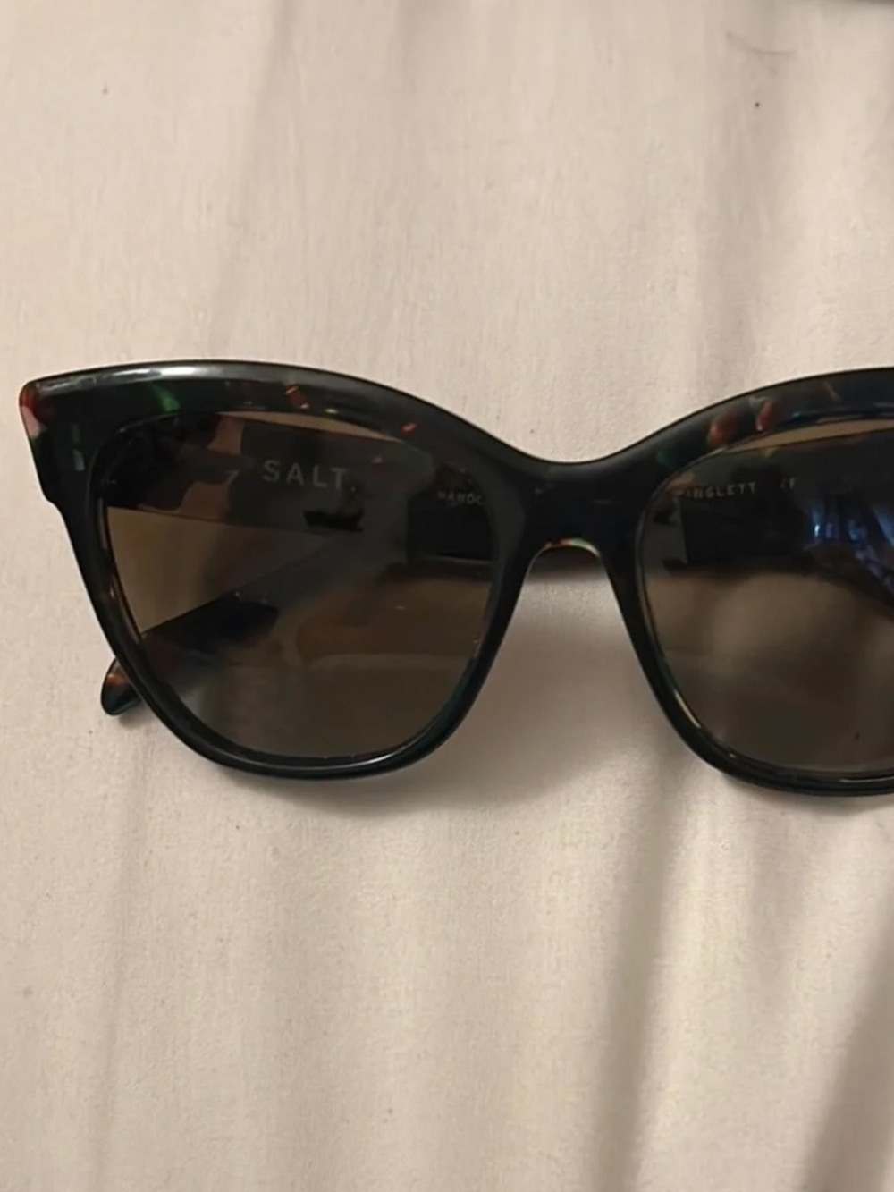 SALT. OPTICS Winslett  Oversized Frames in Clear Violet